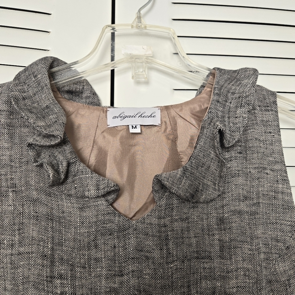 Abigail Heche Linen Dress Size M - Picture 3 of 5
